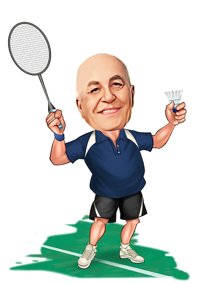 Gig Preview - Custom sports caricatures portraits for athletes and coaches