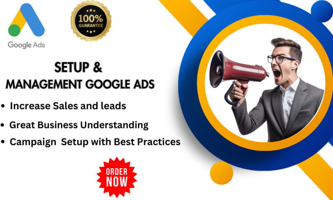 Gig Preview - Setup and manage google ads adwords PPC campaign