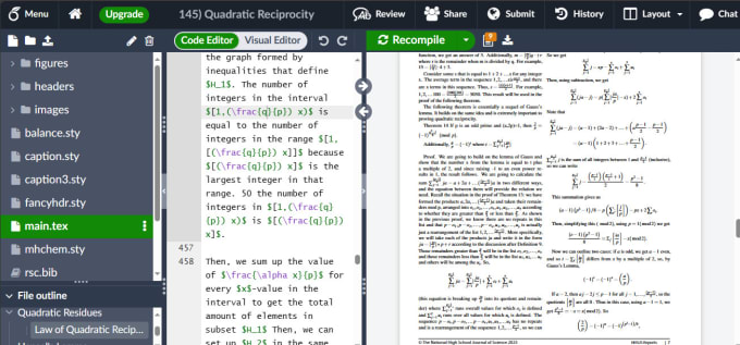 Gig Preview - Professional latex typesetting journals, scientific articles