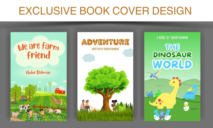 Gig Preview - Do children story book illustration and book cover design