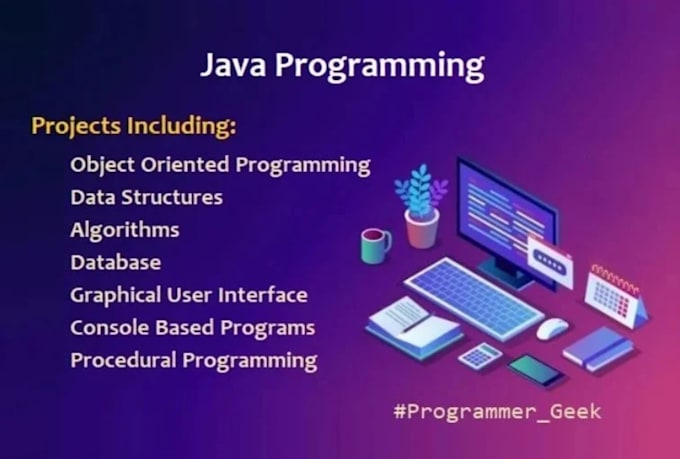 Gig Preview - Do java projects and java programming tasks