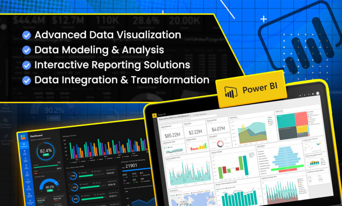 Gig Preview - Create interactive power bi dashboards and visualizations