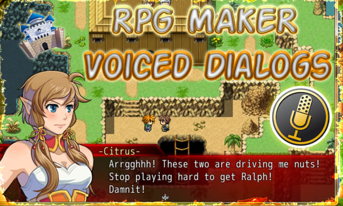 Gig Preview - Create custom voiced dialogs for rpg maker