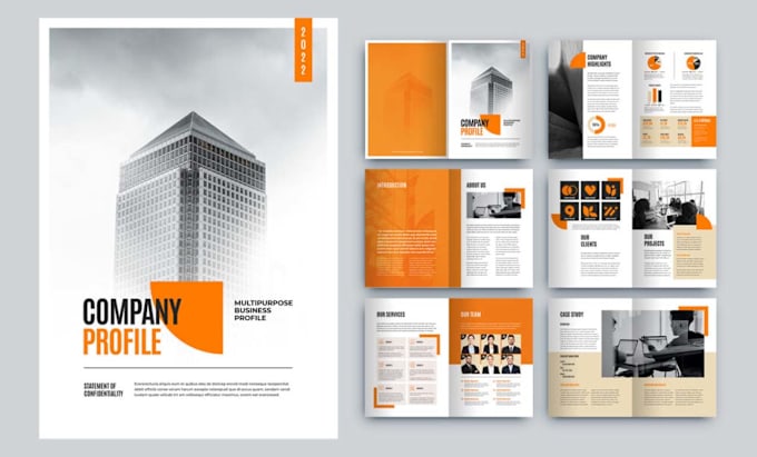 Gig Preview - Design creative company profile, company brochure