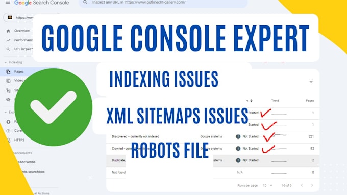 Bestseller - solve pages indexing issues and google search console errors