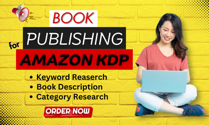 Gig Preview - Do self book publishing and keyword research for amazon KDP