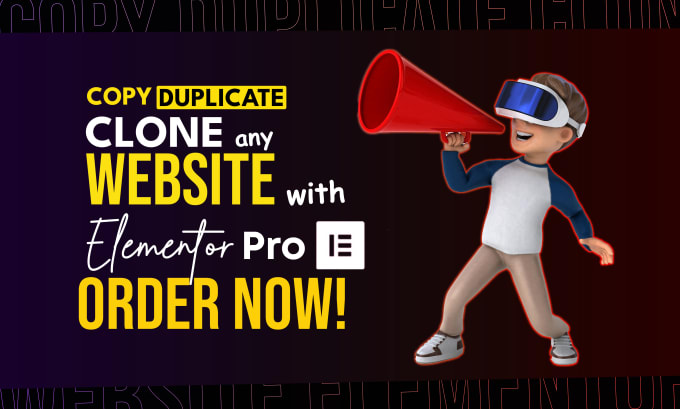 Gig Preview - Clone, copy, duplicate, design, redesign wordpress website using elementor pro