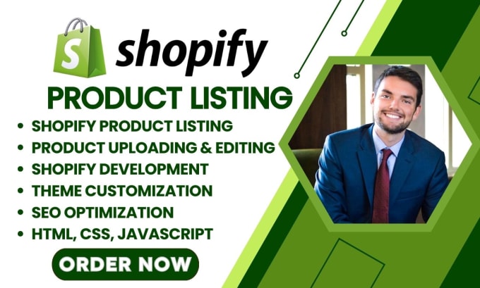 Gig Preview - Do shopify product upload shopify product listing  data entry esty add products