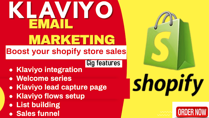 Bestseller - setup ecommerce email marketing, klaviyo flows, active campaign, template design