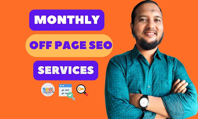 Gig Preview - Do monthly off page SEO services or manual link building backlinks