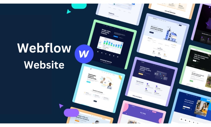 Gig Preview - Develop your webflow website, be webflow developer, webflow expert and add cms