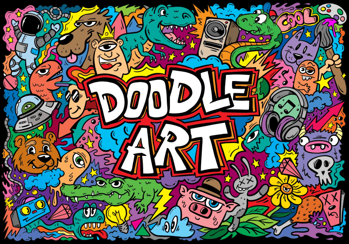 Gig Preview - Draw cool doodle art illustrations