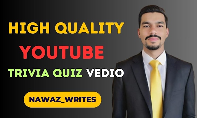 Gig Preview - Create trivia mcq quiz questions for youtube video