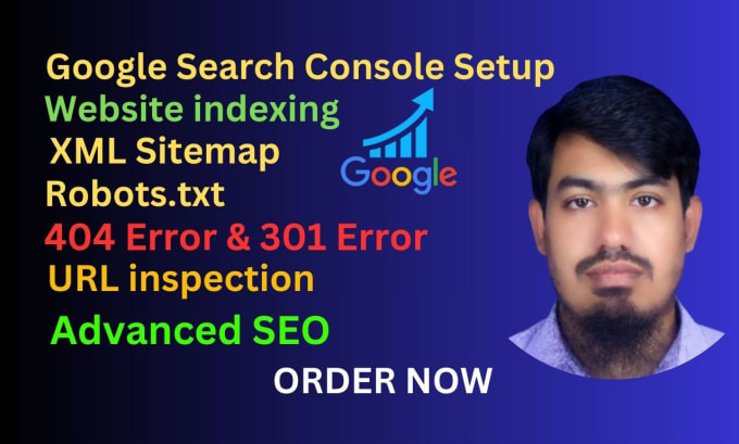 Gig Preview - Fix xml sitemap, robots txt and google search console errors, 404 error