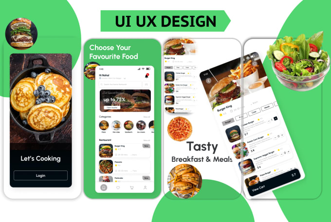 Gig Preview - Do mobile app ui ux design, website design, dashboard design