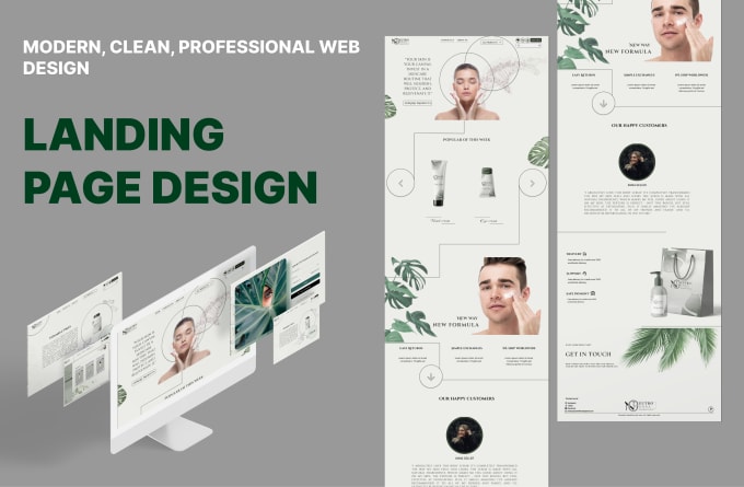 Gig Preview - Design UX UI hero page, landing page, website or mobile