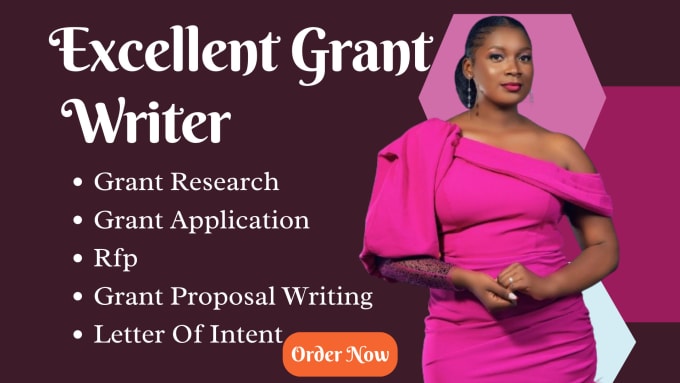 Gig Preview - Write grant proposal, do grant application and grant writers