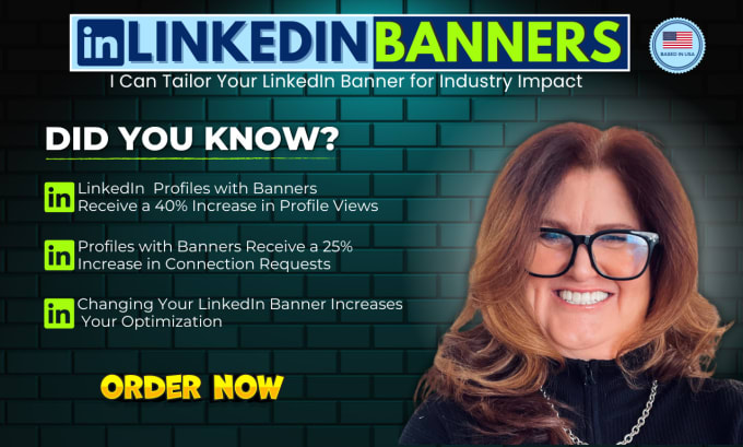 Gig Preview - Design unique linkedin banners to boost your profile visibility