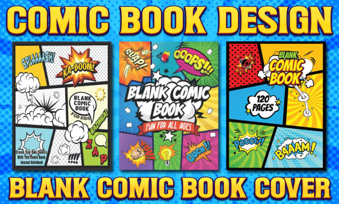 Gig Preview - Design comic book cover and comic book interior