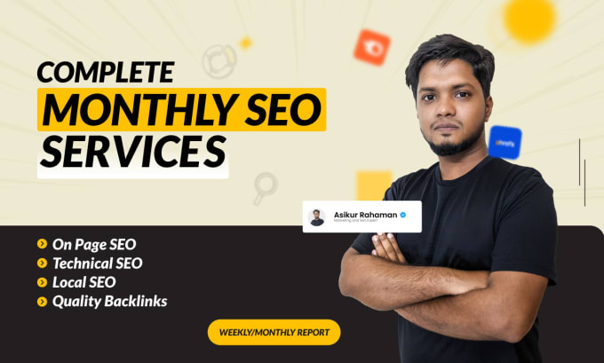 Gig Preview - Do monthly SEO service