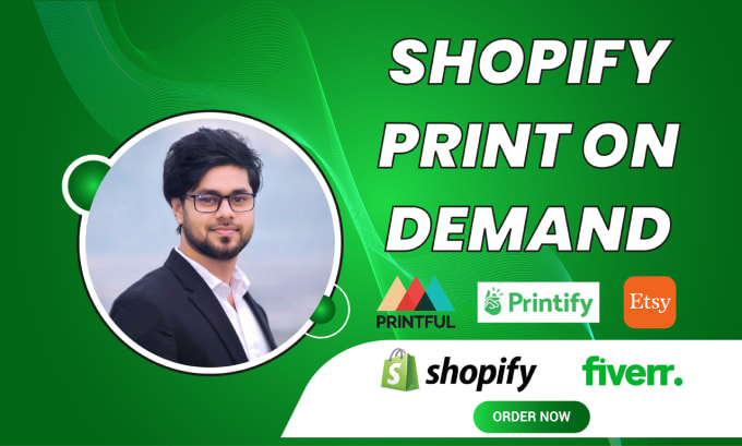 Gig Preview - Create dropshipping and print on demand shopify store with printful