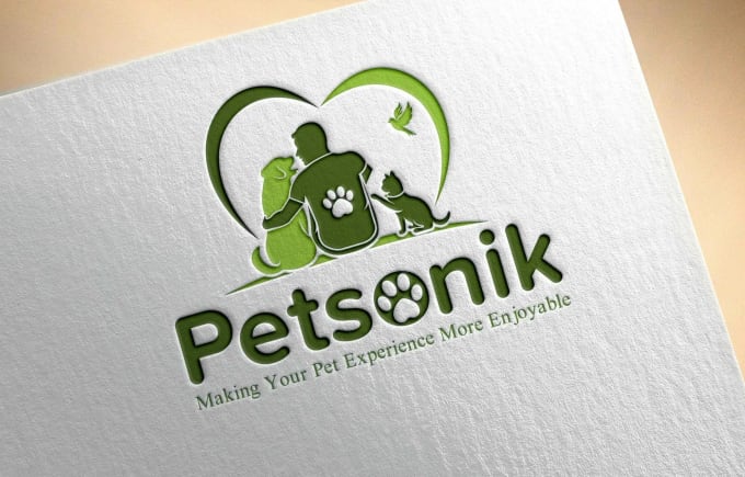 Gig Preview - Create a professional dog, cat, animals and pet logo design