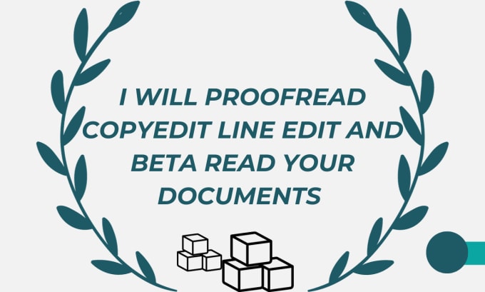 Gig Preview - Efficiently copyedit and proofread your documents