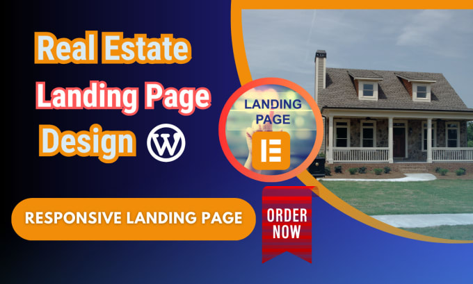 Gig Preview - Create a responsive real estate landing page in wordpress