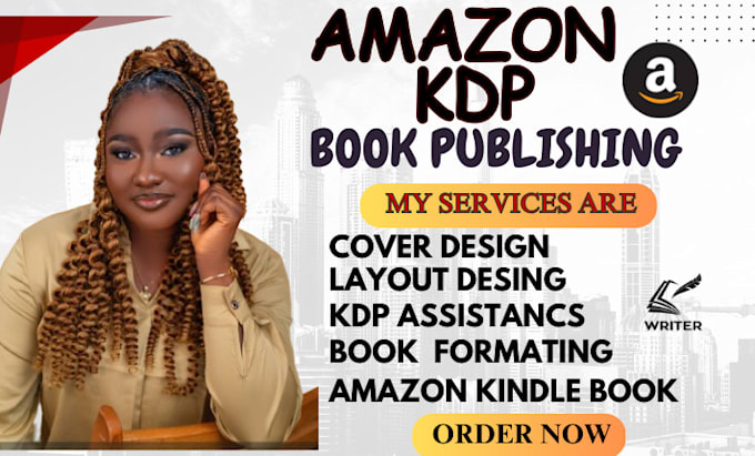 Gig Preview - Do amazon kdp book publishing, book formatting, kindle publishing, amazon kdp