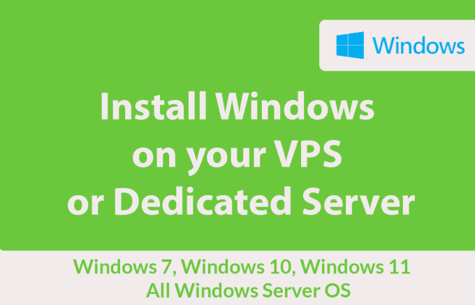 Gig Preview - Install windows operating system on your vps and dedicated server