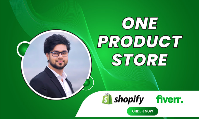 Gig Preview - Create one product shopify store, shopify website and shopify dropshipping store