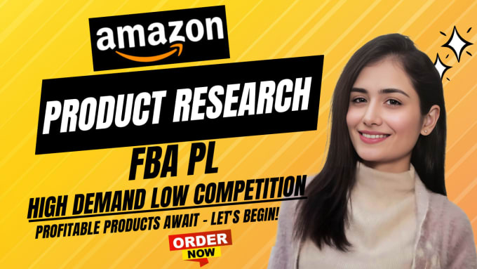 Gig Preview - Do amazon product research for pl fba and private label product hunting