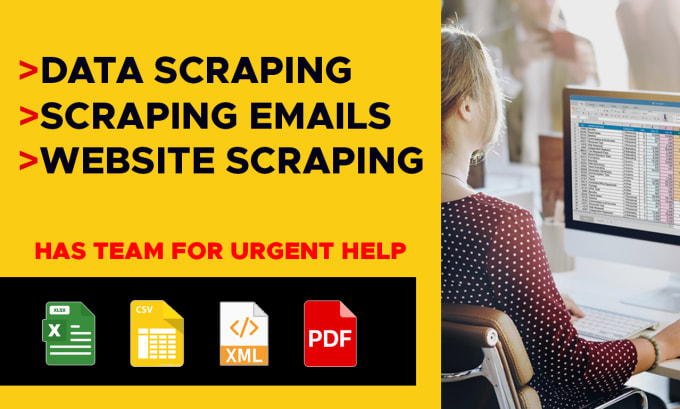 Gig Preview - Do email finding and web scraping