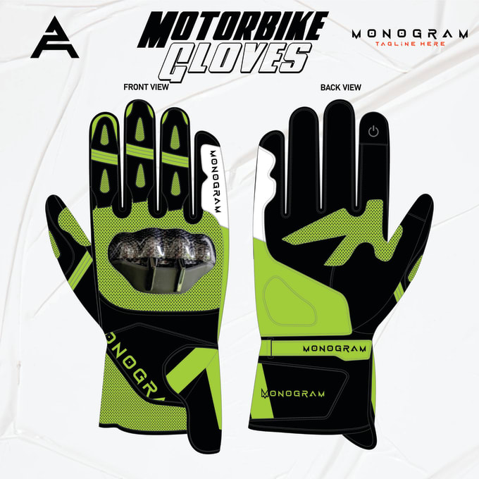 Gig Preview - Design motorbike gloves just for you