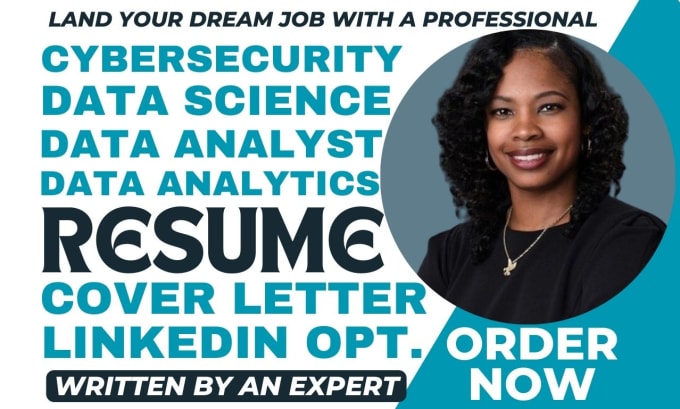 Bestseller - write cybersecurity, data science, data analytics, business, data analyst resume