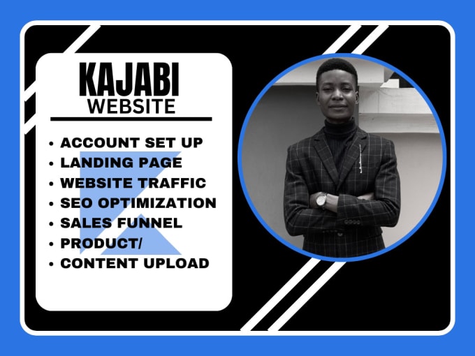 Gig Preview - Kajabi online course, kajabi website design, kajabi landing page, sales funnel