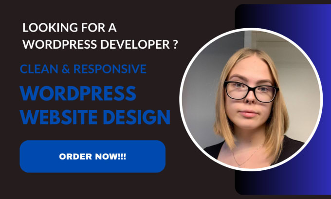 Gig Preview - Design a professional wordpress website or web design