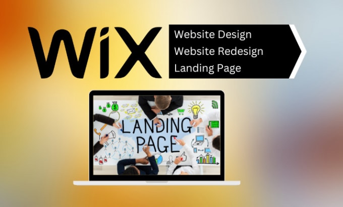 Gig Preview - Design or redesign wix website and create stunning landing page