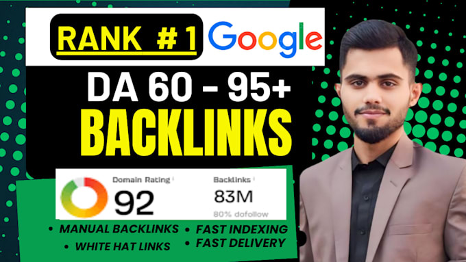 Gig Preview - Do link building contextual backlinks link building service authority links