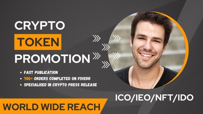 Gig Preview - Do crypto token promotion by publishing on my websites