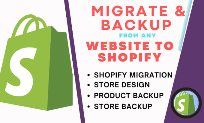 Gig Preview - Migrate, backup wix, wordpress, woocommerce, to shopify store to boost sales