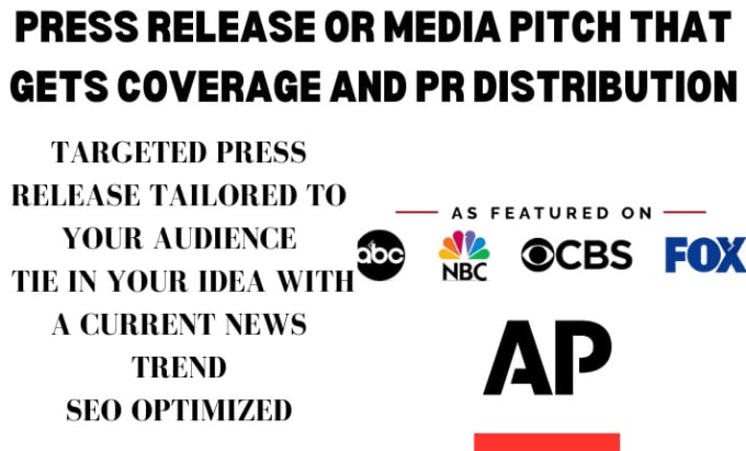 Gig Preview - Write and pitch press release to media, journalists