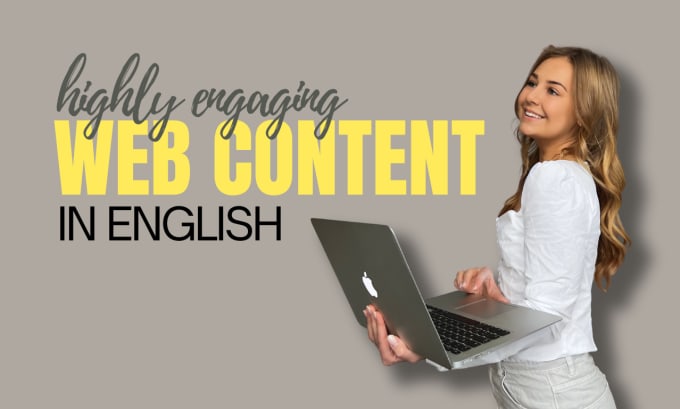 Gig Preview - Create engaging web content in english