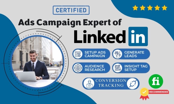 Gig Preview - Setup high performing linkedin ads campaign, setup linkdin insight tag with GTM