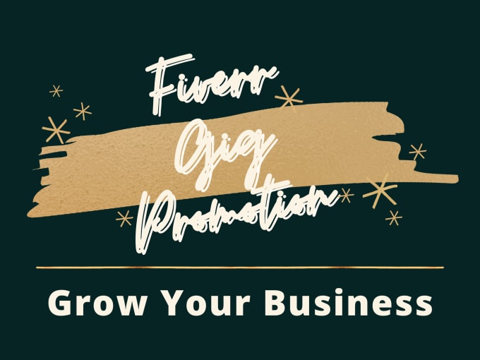 Gig Preview - Do marketing your fiverr gig