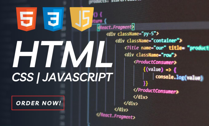 Gig Preview - Be your front end web developer using HTML, CSS, bootstrap, and react js