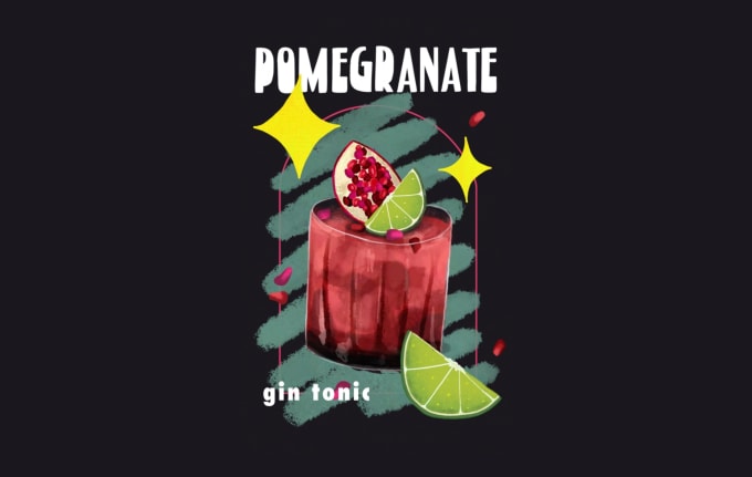 Bestseller - design premium illustrations for your signature cocktails