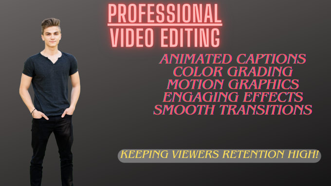 Gig Preview - Professionally edit short videos, all social media platforms