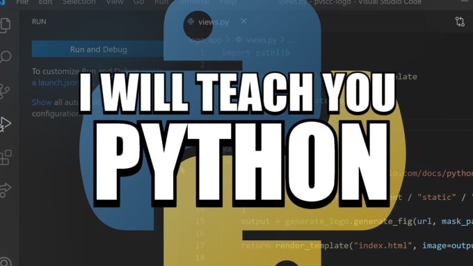 Gig Preview - Tutor you in coding with python