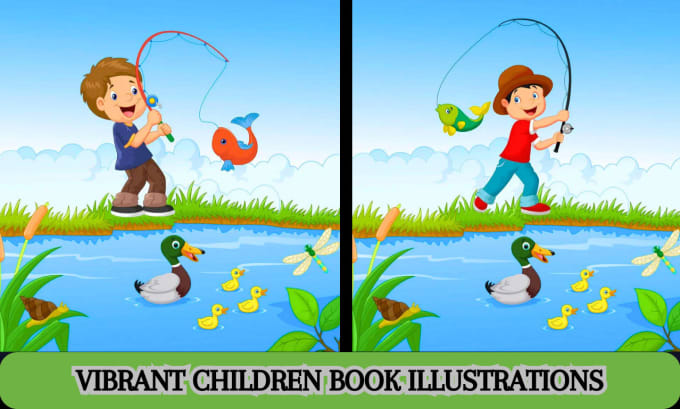 Gig Preview - Children book illustration, children story book illustration, kids illustration